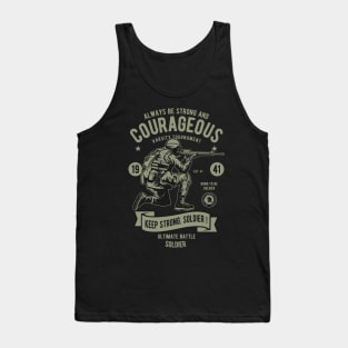 courageous soldier Tank Top